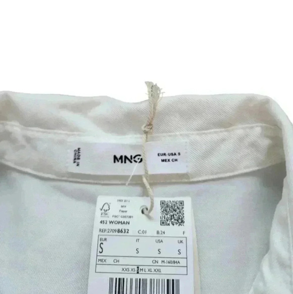 Mango Alec Playsuit New With Tags Nautical Preppy Women Small Y2K Summer Travel - Picture 10 of 12